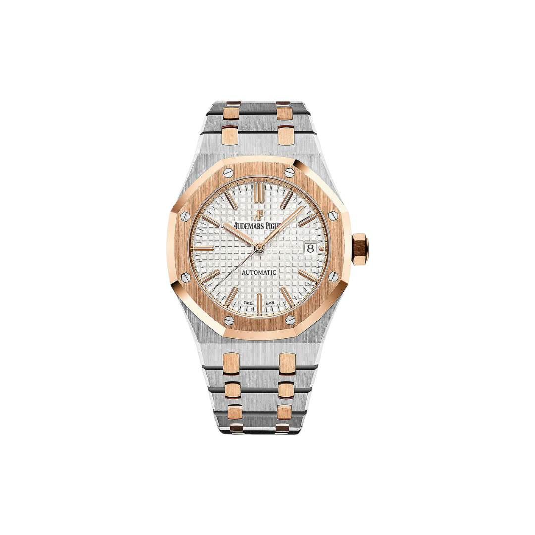 IMG_2457 AUDEMARS PIGUET ROYAL OAK 15450SR WHITE DIAL 37MM - Image 1