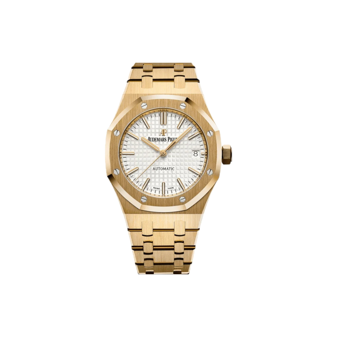 IMG_2460 AUDEMARS PIGUET ROYAL OAK 15450BA WHITE DIAL 37MM - Image 1